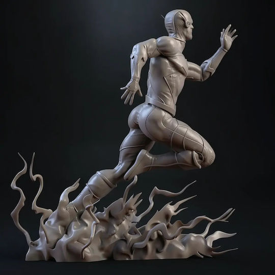 Φιγούρα Flash V2 From Dc 3d Εκτυπωμένη-7 6 Cm 1:24