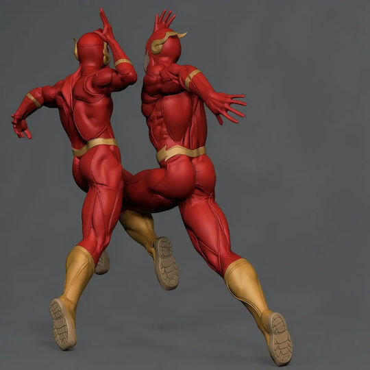 Фигура Flash Бягащ От DC 3D Принтирана 7 6 См 1:24