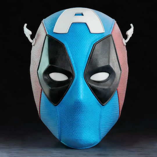 Cosplay Figur Captain Deadpool Maske 3D Gedruckt 7,6 Cm 1:24