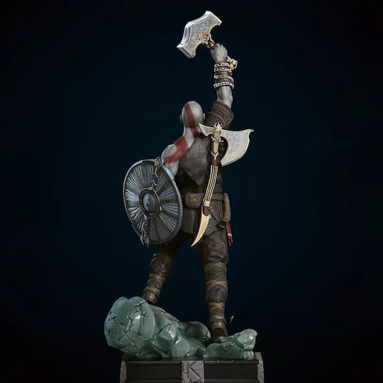 Kratos Roaring 3D Druck Modell Gott des Krieges 3D Ausgedruckt 11,4 cm 1:16
