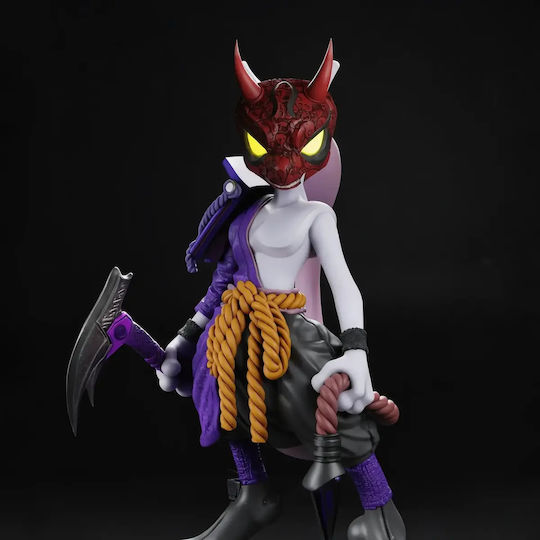 Figurină Mewtwo Oni Samurai Model 3D Printat Pokemon 3D Printat 15 2 Cm 1:12