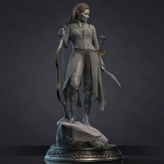 Figure Tauriel Evangeline Lilly 3D Model From Hobbit 3D Printed 15 2 Cm 1:12