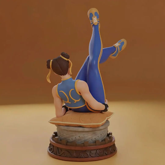 Fortnite Chun Li 3D Printed Sculpture Figure 11.4 Cm 1:16