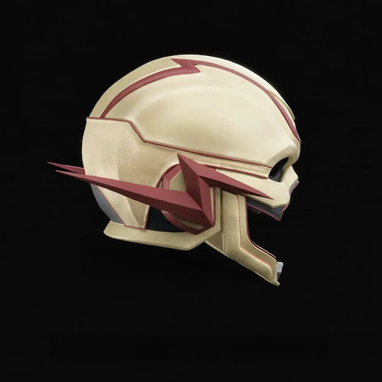 Φιγούρα Cosplay Injustice 2 Reverse Flash Mask 3d Εκτυπωμένη-7 6 Cm 1:24