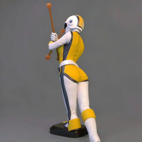 Choushinsei Flashman Sammelbare Figur 3D Druck Modell Gelb Blitzlicht 3D Gedruckt-11 4 Cm 1:16
