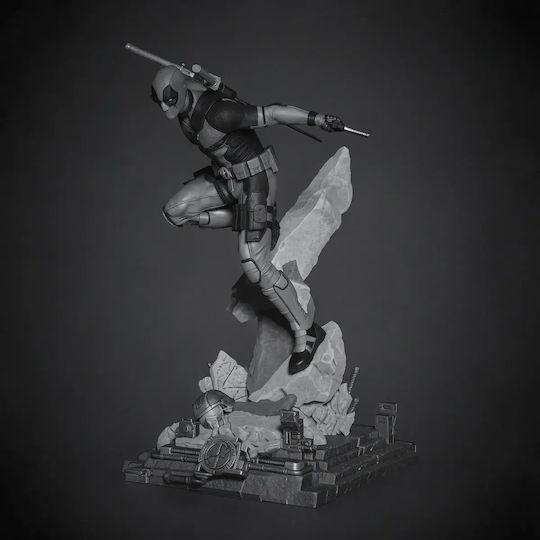 Φιγούρα Deadpool 2024 Attack 3d Εκτυπωμένη-7 6 Cm 1:24