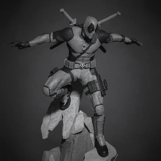 Φιγούρα Deadpool 2024 Attack 3d Εκτυπωμένη-7 6 Cm 1:24