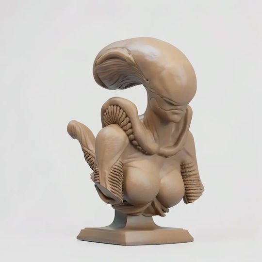 Figurină Alien Cuplu Bust 3D Tipărită 7 6 Cm 1:24