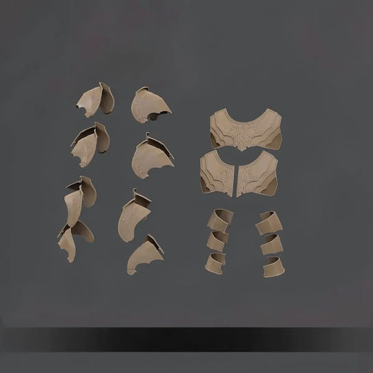 Φιγούρα Cosplay Kratos God War Armor 3d Εκτυπωμένη-30 Cm 1:6