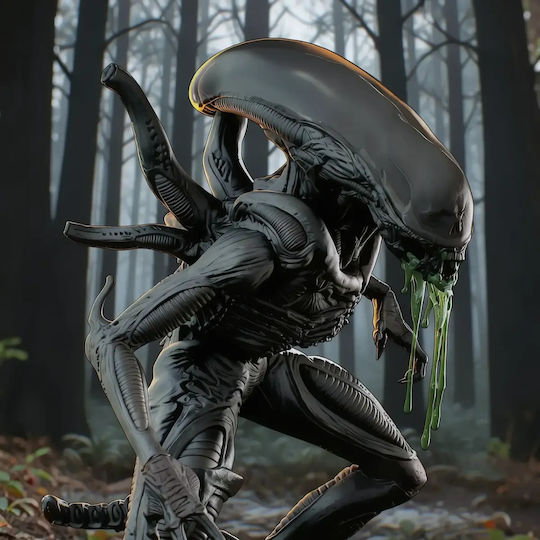 Figurină Xenomorph Alien 380mm 3D Tipărită 15 2 Cm 1:12
