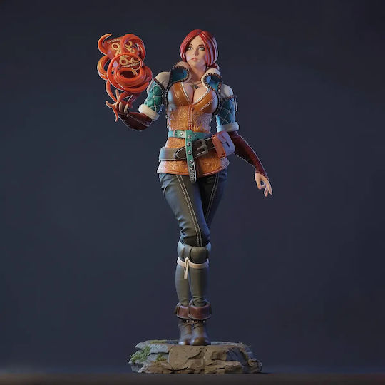 Triss Merigold Stehende Figur Aus Witcher 3d Gedruckt 20 Cm 1:8