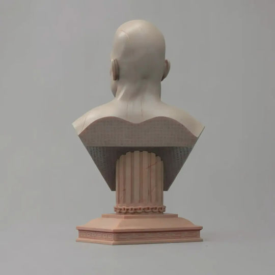 Kratos Gott des Krieges Bust 3D Modell Skulptur 3D Gedruckt-20 Cm 1:8