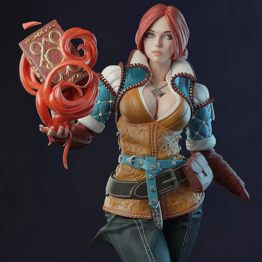 Φιγούρα Triss Merigold Standing From Witcher 3d Εκτυπωμένη-30 Cm 1:6