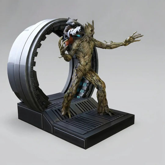 Figure Rocket Groot V3 Guardians Galaxy 3D Model 3D Printed 43 Cm 1:4