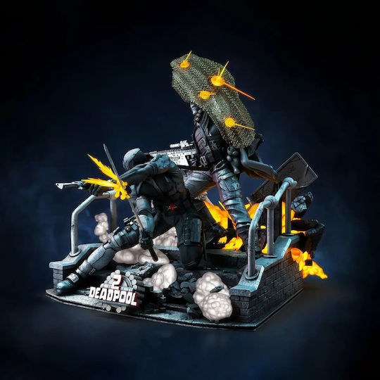 Φιγούρα Deadpool Cable 3d Εκτυπωμένη-7 6 Cm 1:24