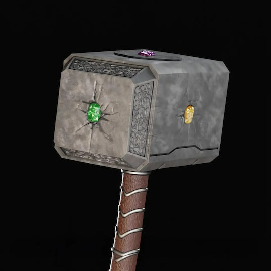 Figure Cosplay Infinity Hammer Mjolnir Thor Hammer Wearable 3D Printed 20 Cm 1:8