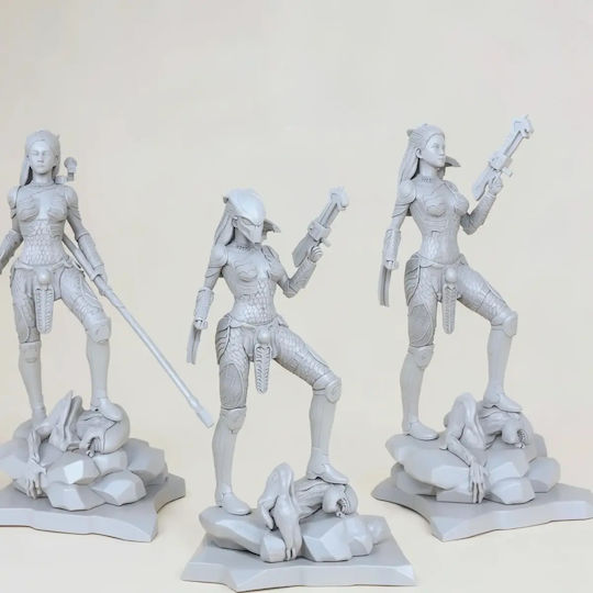 Figurină Predator Machiko Noguchi Fanart 3D Tipărită 11 4 Cm 1:16