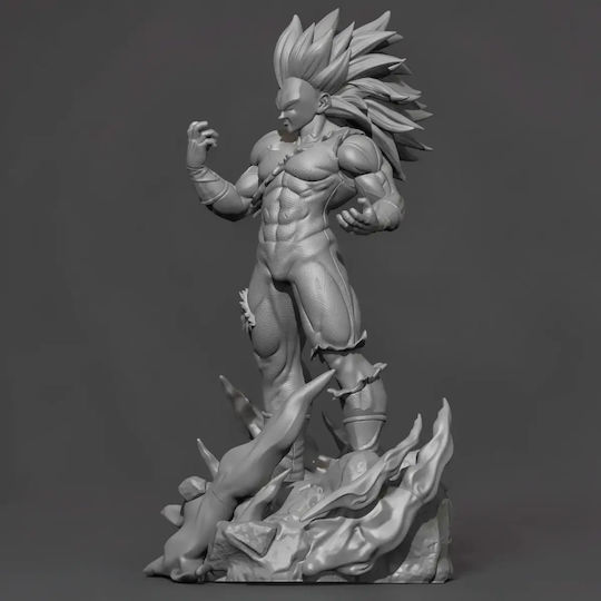Φιγούρα Vegeta Ssj3 Standing V2 Dragonball 3d Εκτυπωμένη-15 2 Cm 1:12
