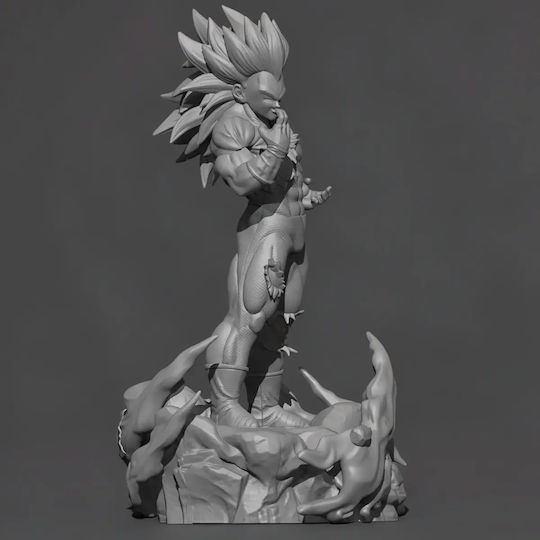 Φιγούρα Vegeta Ssj3 Standing V2 Dragonball 3d Εκτυπωμένη-15 2 Cm 1:12