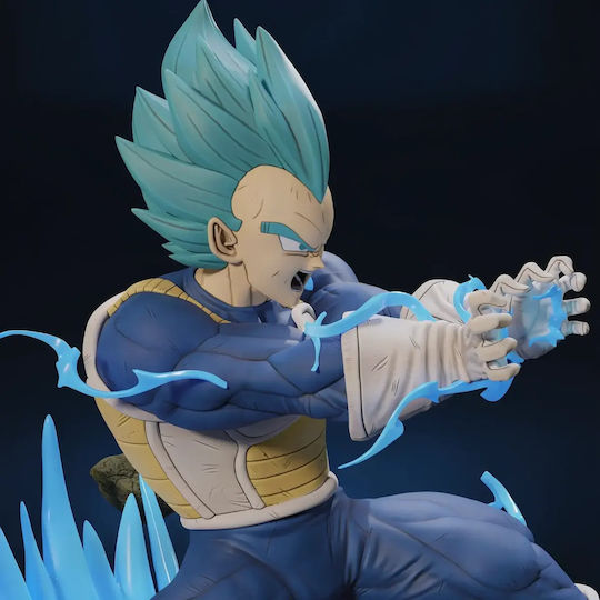 Фигура Вегета Син От Dragon Ball 3D Отпечатана 11 4 См 1:16