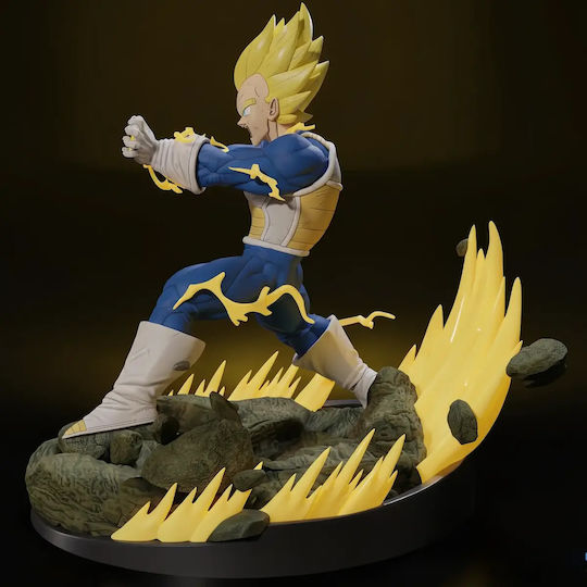 Φιγούρα Vegeta Blue From Dragonball 3d Εκτυπωμένη-15 2 Cm 1:12