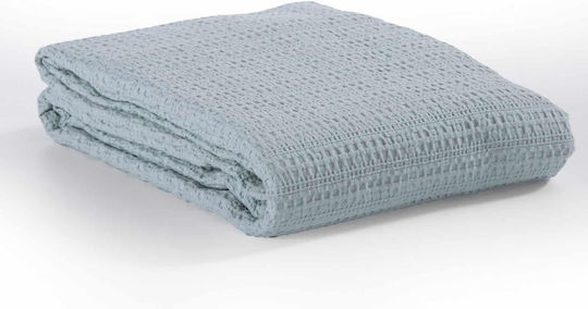 Nef-Nef Homeware Cool Pique Single Blanket 160x240cm Mint