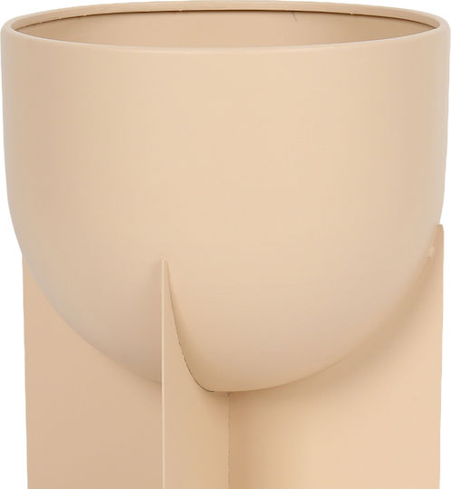 InTheBox Plant Pot Metal Beige