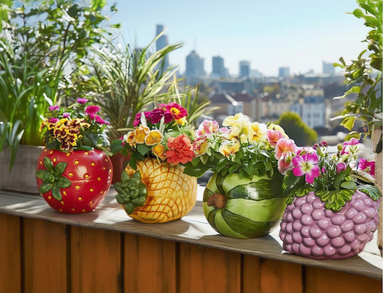 Box37211 Multicolour Plant Pots 4pcs