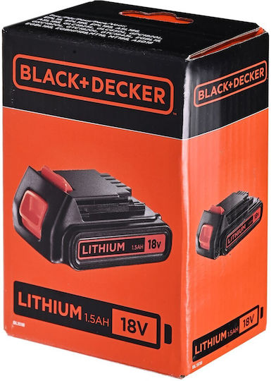Black & Decker Werkzeugbatterie Lithium 18V mit Kapazität 2Ah