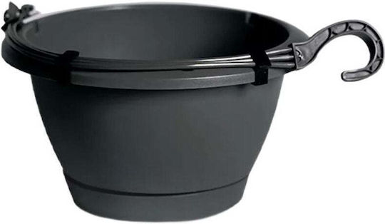 Prosperplast Respana Pot Charcoal