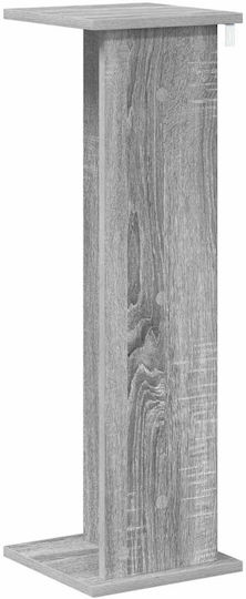vidaXL Pflanzentürme Holz Grau 25x25,5x80,5cm 2 Stück