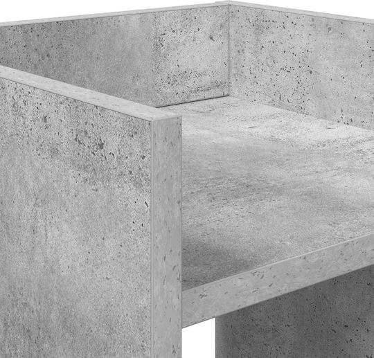 vidaXL Turn De Plante Din Lemn Gri 30x30x40 cm