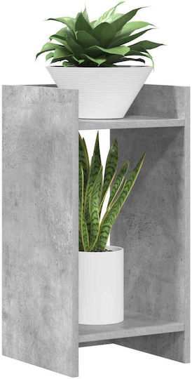 vidaXL Turnuri de Plante din Lemn Gri 30x30x60 cm 2 Bucăți