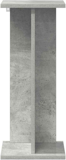 vidaXL Pflanzenturm Holz Grau 25x25.5x60.5cm 2 Stück