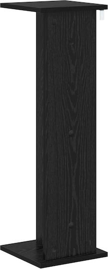 vidaXL Ανθοστήλη Ξύλινη Μαύρη 25x25.5x80.5εκ.