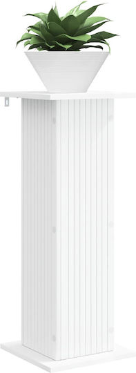 vidaXL Anthoștâlpi Din Lemn Albi 30,5x30x80,5 cm 2 Bucăți