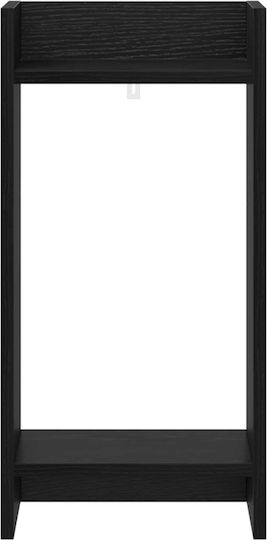 vidaXL Turn De Plante Din Lemn Negru 30x30x60 cm