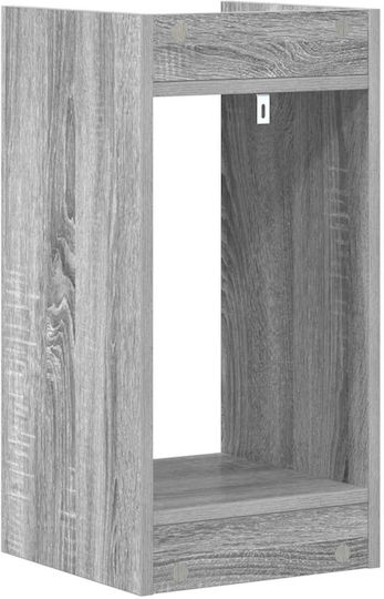 vidaXL Pflanzentürme Holz Graue 30x30x60cm 2 Stück