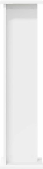 vidaXL Wooden White Plant Tower 25x25.5x100.5cm