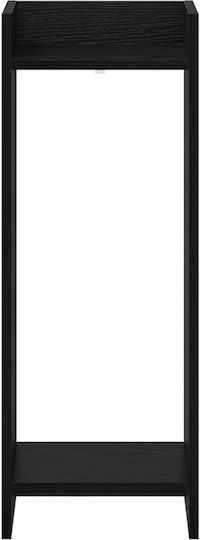 vidaXL Ανθοστήλες Ξύλινες Μαύρες 30x30x80εκ. 2τμχ