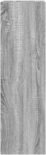 vidaXL Pflanzenturm Holz Grau 30x30x100cm
