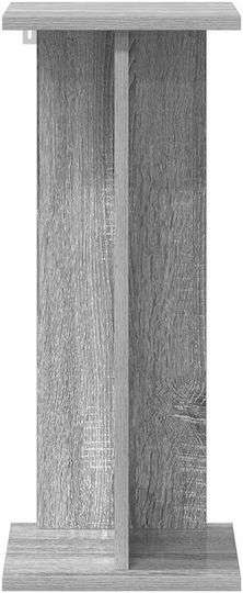 vidaXL Ανθοστήλη Ξύλινη Γκρι 25x25.5x60.5εκ.