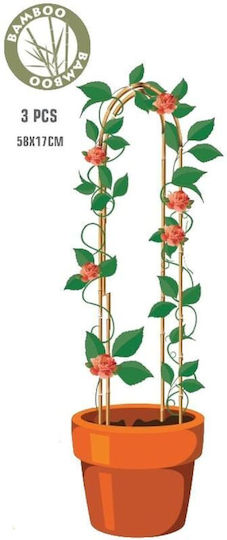 Plant Support Bamboo Pot Stands 3pcs