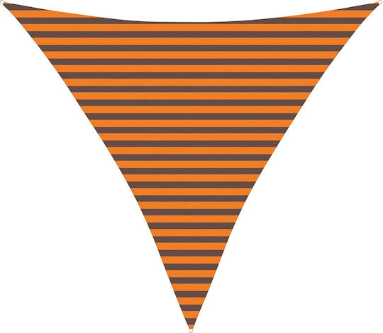 vidaXL Триъгълно Shade Sail Бяло с PU Покритие 3.6м