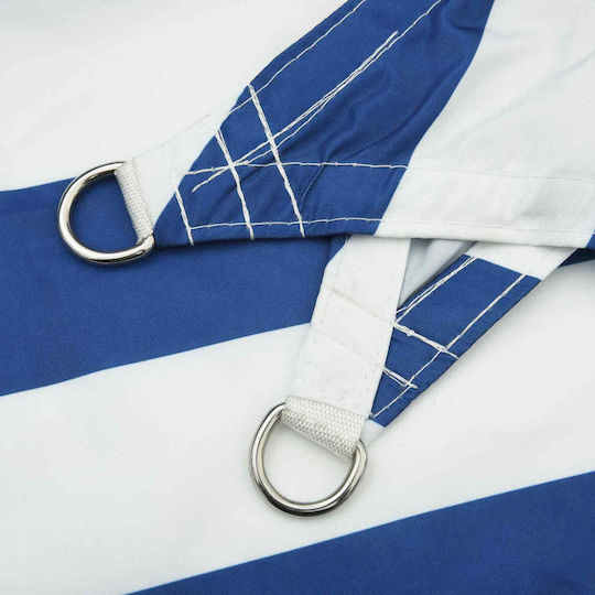 vidaXL Triangle Shade Sail White with PU Coating 6m