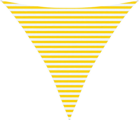 vidaXL Triangle Shade Sail White with PU Coating 3.6m