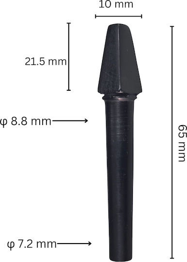 Ebony String Instruments Tuning Peg for Kalannaki 65mm