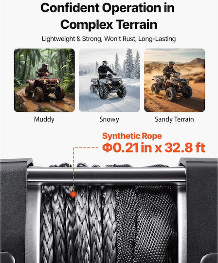 Electric Vinci Auto 4x4 12V cu Capacitate de Încărcare 1587kg