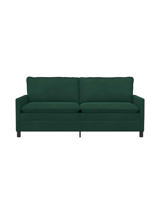 Doppelsitzer Samt Sofa Dunkelgrünes 196x81x87.5cm
