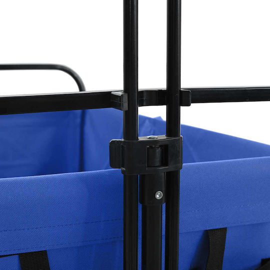 vidaXL System for Lifting / Pulling Equipment Collapsible for Load Capacity up to 200kg in Blue Colour